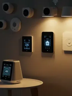 Smart home devices connected through Matter Protocol 2026 showing interoperability between different brands
