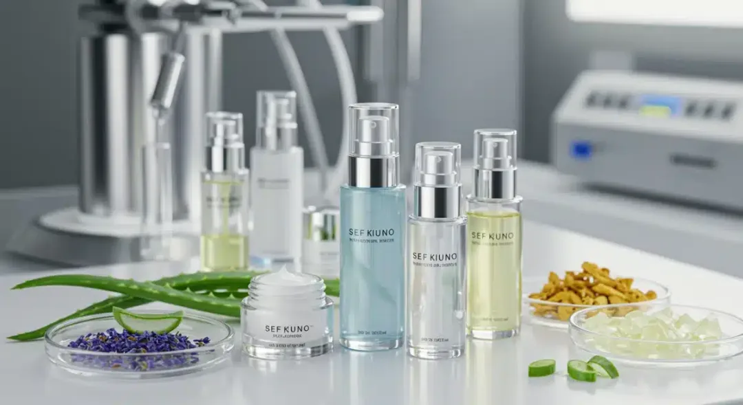 2026 skincare ingredient trends with FDA-approved compounds in modern beauty bottles