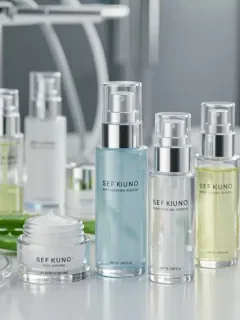 2026 skincare ingredient trends with FDA-approved compounds in modern beauty bottles