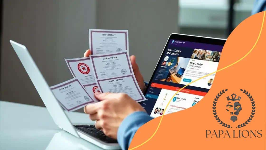 Identifying valuable micro-credentials