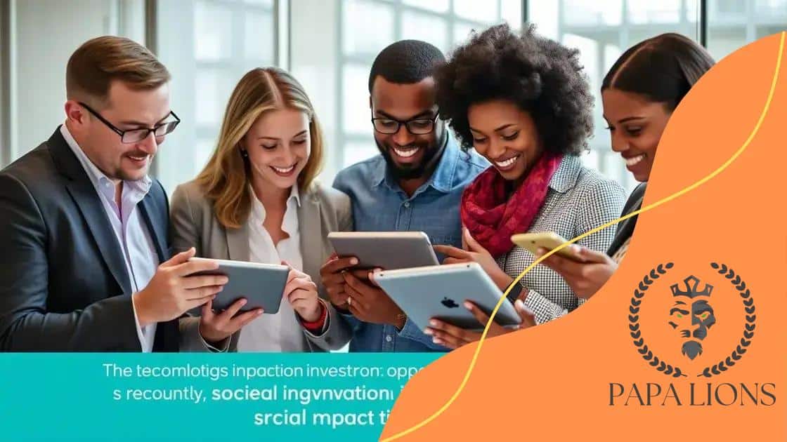 The role of technology in social impact investing
