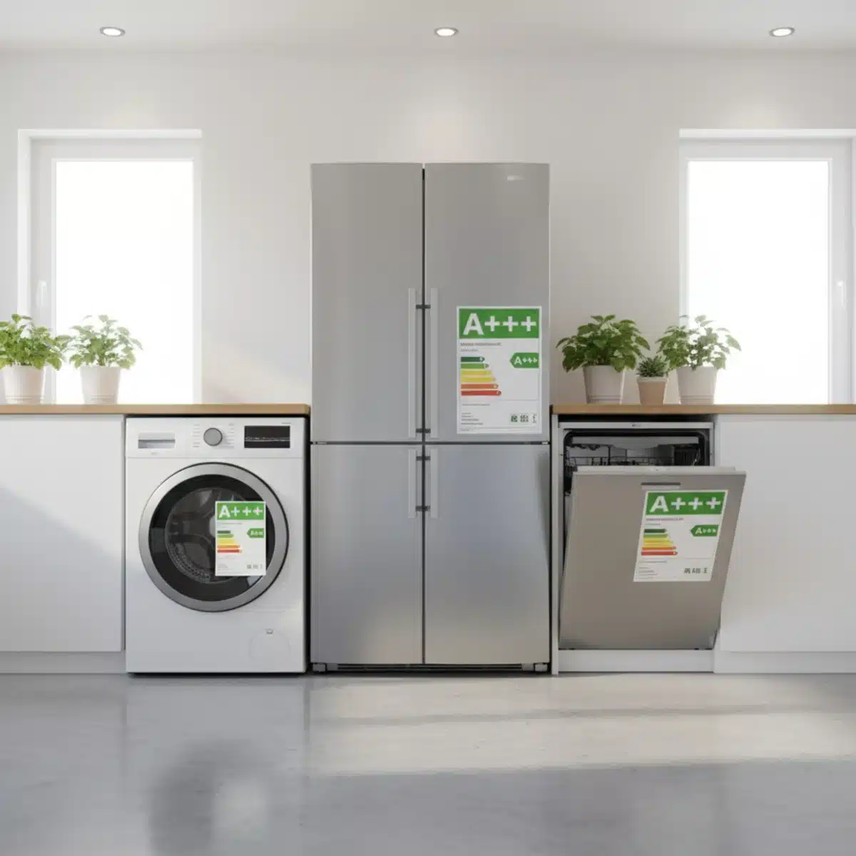 Energieeffiziente Haushaltsgeräte mit A+++ Label