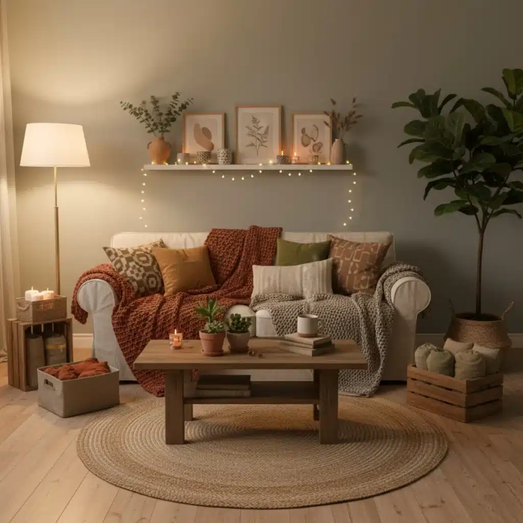 Gemütliches Zuhause unter 50 Euro: 7 einfache Schritte