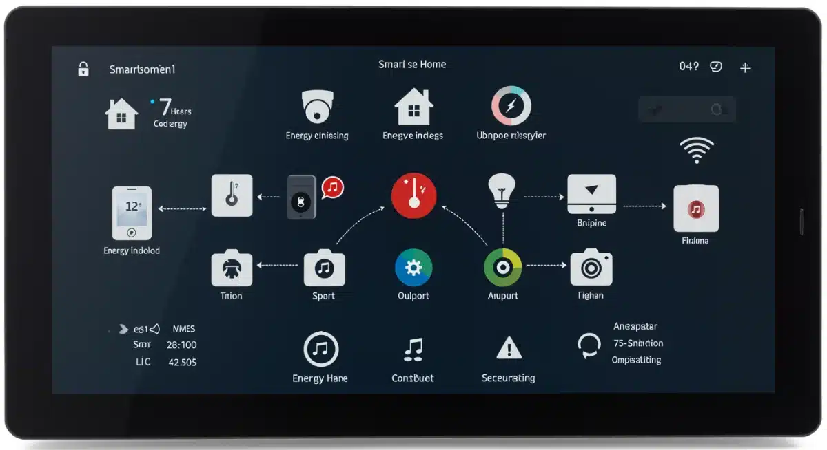 Zentrale Steuerung für Smart-Home-Geräte mit Echtzeitdaten