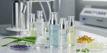 2026 skincare ingredient trends with FDA-approved compounds in modern beauty bottles