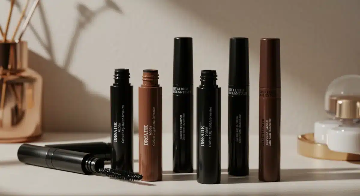 Assortment of innovative new mascara tubes for enhanced lash volume