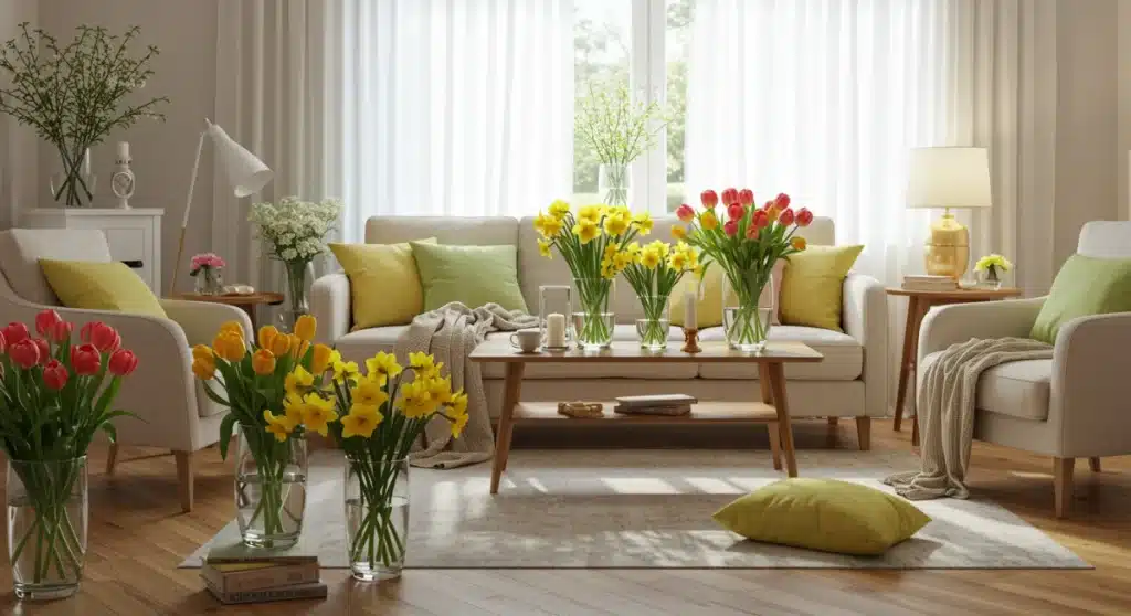 5-Step Method to Transition Home from Winter to Spring Decor Without Overspending