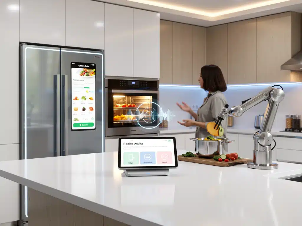 Automatisierte Smart Kitchen im Jahr 2026 mit intelligenten Geräten