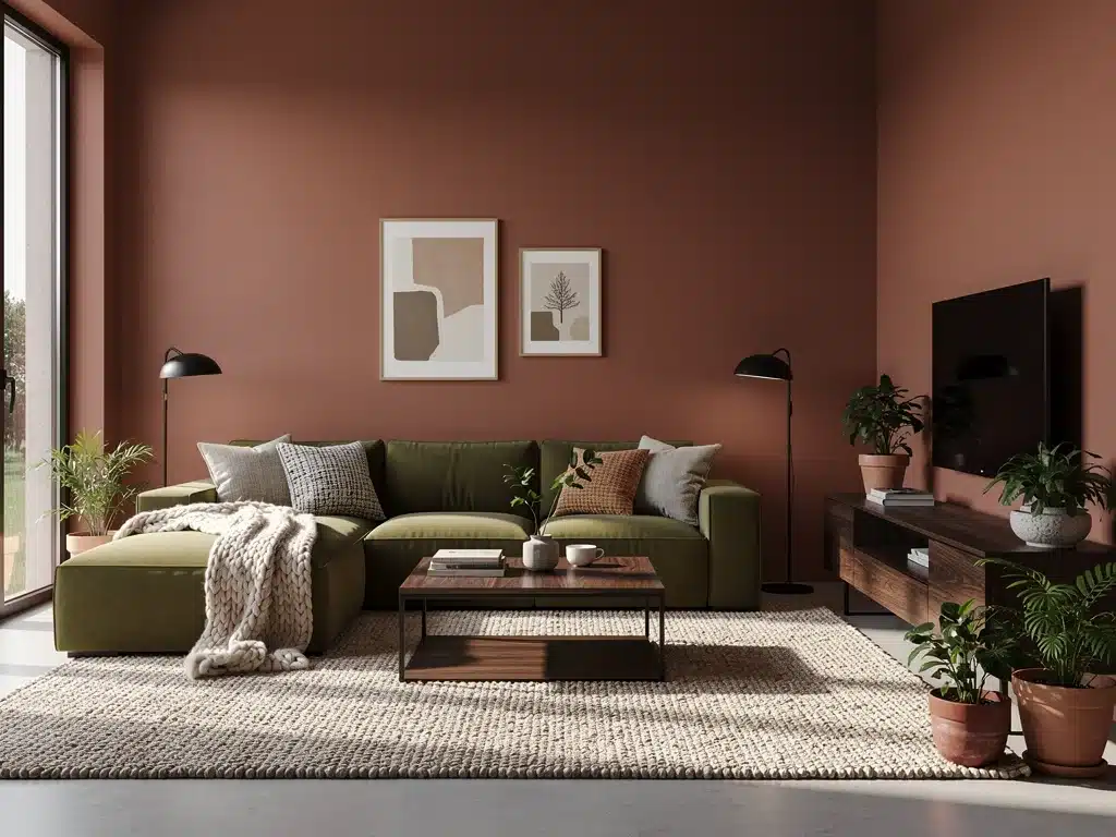 Farbtrends 2026: Tiefe Erdtöne dominieren Interior-Design
